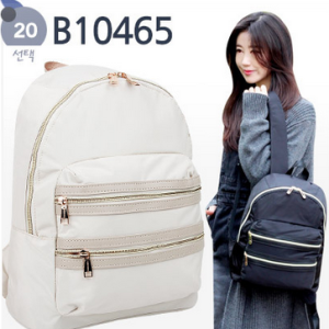 B10465 Vegan Sustainable Nylon Backpack Korean Bag