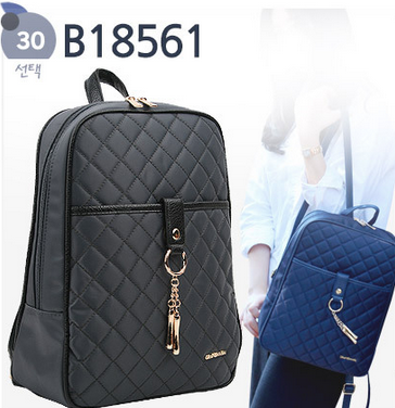 B18561 Vegan Nylon Sustainable Backpack Korean Bag