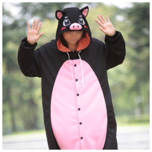 Black Pig Original Sazac Animal Pajama Onesies Kigurumi from South Korea