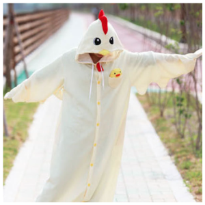 Kko Kko Chicken Original Sazac Animal Pajama Onesies Kigurumi from South Korea