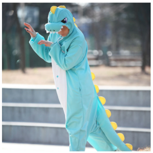 Skyblue Dragon Version 1 Original Sazac Animal Pajama Onesies Kigurumi from South Korea
