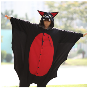 Bat for Adult and Kids Original Sazac Animal Pajama Onesies Kigurumi from South Korea