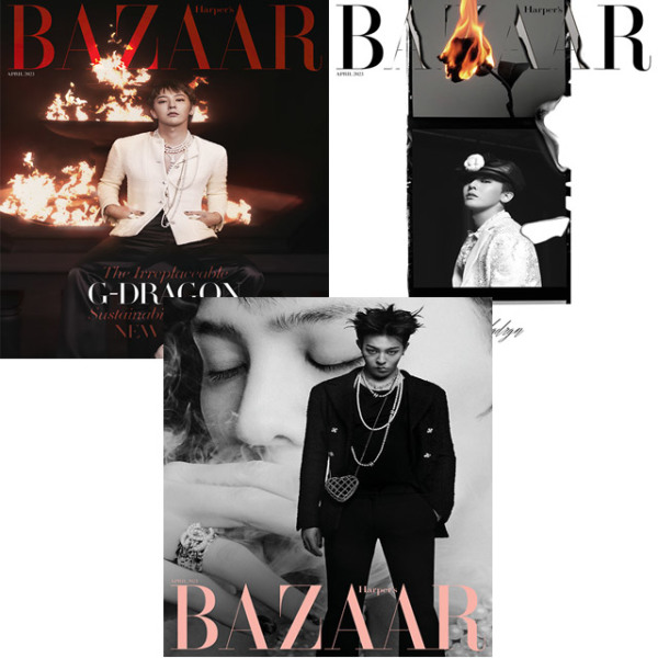 G-Dragon BAZAAR April 2023 Cover